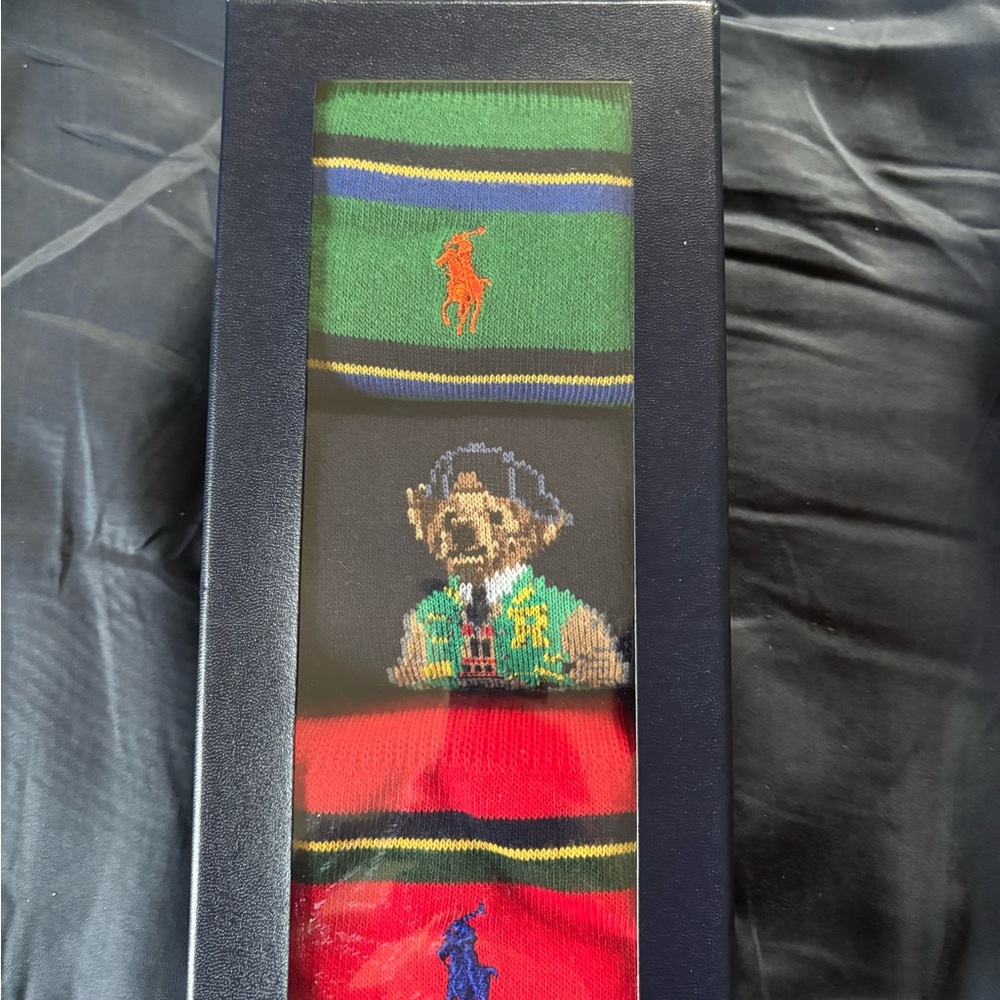 Polo by Ralph Lauren Green and Black Casual Socks